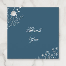 Blommigten Boho Bröllop Gåvor Etiketter