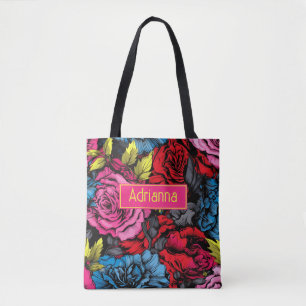 Blommigten Bold Punk-block Tygkasse