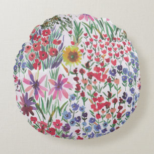 Blommigten botanical Boho Garden Rund Kudde