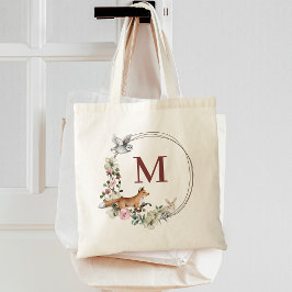 Blommigten Bridesmaid Monogram Tygkasse