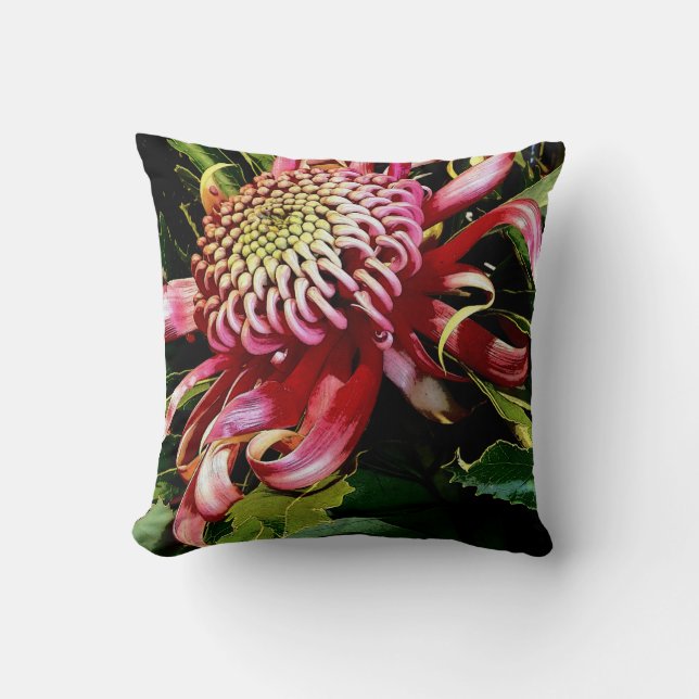 blommigten ’Brilliant Red’ Kudde (Framsida)