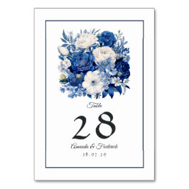 Blommigten Bröllop Bordsnummer