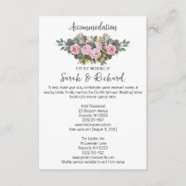 Blommigten Bröllop inkvartering Tilläggskort
