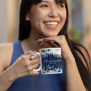 Blommigten Bröllop, marmelad Gift Kaffemugg