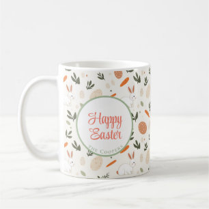 Blommigten Bunny och Eggs Kaffemugg