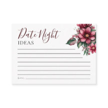 Blommigten Burgundy-Möhippan för nattföreställning