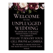 Blommigten Burgundy & Rosa Unplugged Bröllop Cerem