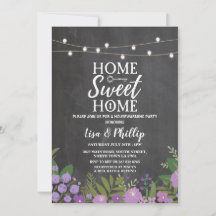 Blommigten Chalk Nyckel Inbjudan