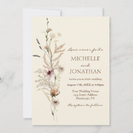 Blommigten Christian Bible Bröllop Inbjudningar