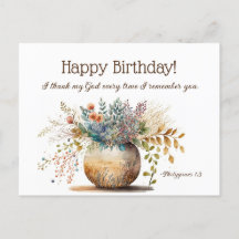 Blommigten Christian Bible Verse Elegant från föde