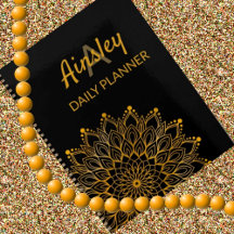 Blommigten Classy elegant anpassat namn mandala