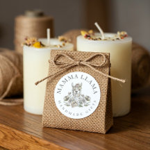 Blommigten Cute Adsible Llama Watercolor Sketch