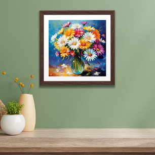 Blommigten daisy Bouquet Delight Poster