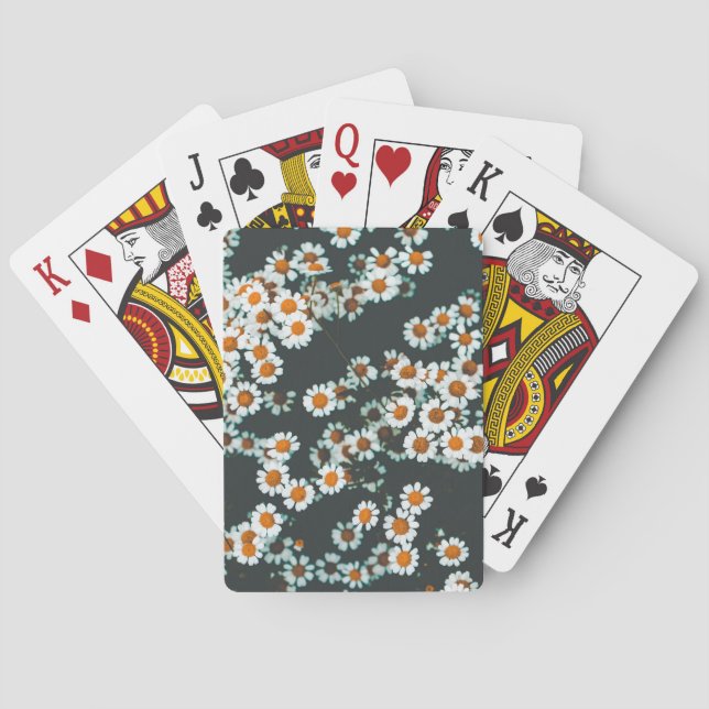 Blommigten Daisy för daisy Casinokort (Baksidan)