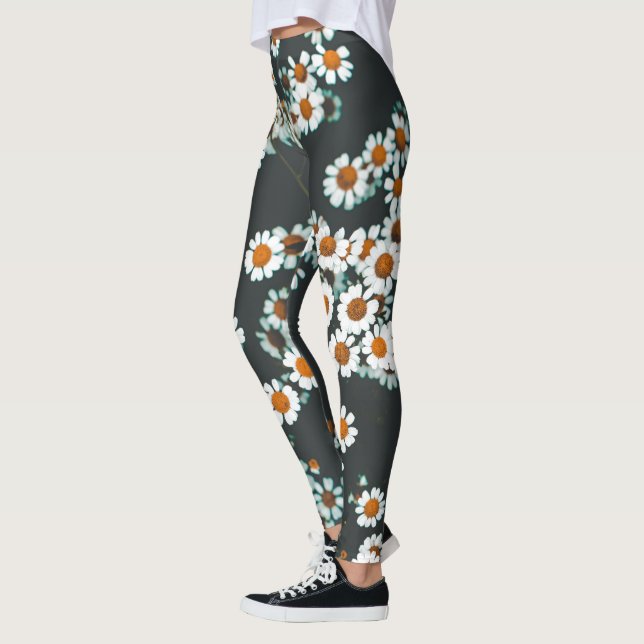 Blommigten Daisy för daisy Leggings (Vänster)
