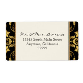 Blommigten Damask för marockanskt vin Glitter Form Fraktsedel