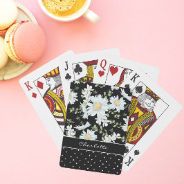 Blommigten Dot Mönster Personlig i den moderna Chi Casinokort