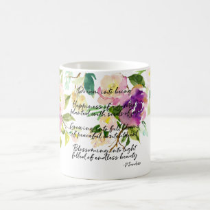Blommigten Dream Dikt Watercolor Kaffemugg