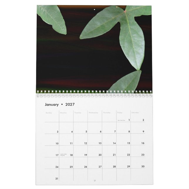 Blommigten drömm 2009 kalender (Jan 2027)