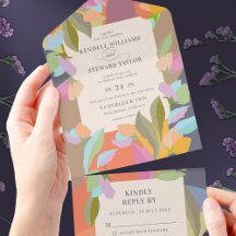 Blommigten Elegance Boho Bröllop