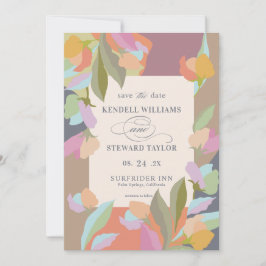 Blommigten Elegance Boho Bröllop Inbjudningar