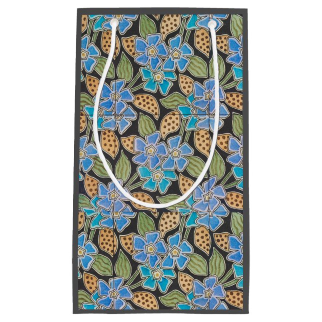 Blommigten elegant Blå perivinkle, blå , klassisk (Framsidan)