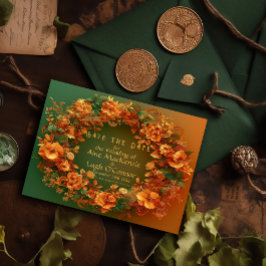 Blommigten elegant Druid Backe Höst Spara datum