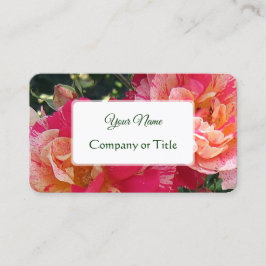 Blommigten elegant Editable Stripe Ro Visitkort