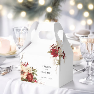 Blommigten elegant Julvinter Presentaskar