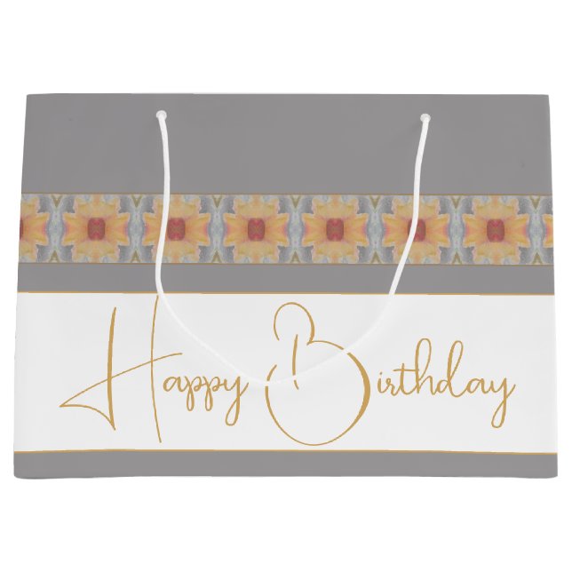 Blommigten elegant Peach (Framsidan)