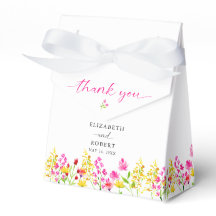 Blommigten Elegant Vår i Wildblomma Bröllop