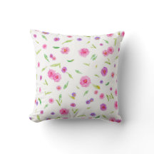 Blommigten elegant vattenfärg - handmålad