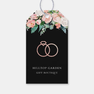 Blommigten elegant vid Ringar i Ro, Prisa Märkre Presentetikett