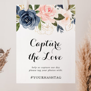 Blommigten elegant Winter Capture the Kärlek Hasht Poster
