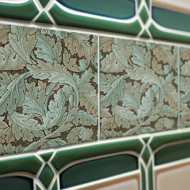 Blommigten Enchanting Acanthus William Morris Kakelplatta
