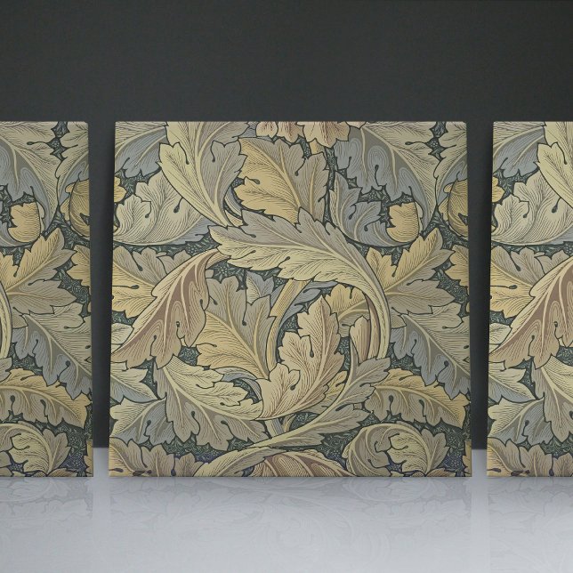 Blommigten Enchanting Acanthus William Morris Kakelplatta (Skapare uppladdad)