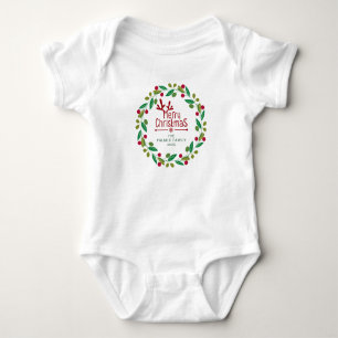 Blommigten , enkel Elegant, julkrans Namn T Shirt