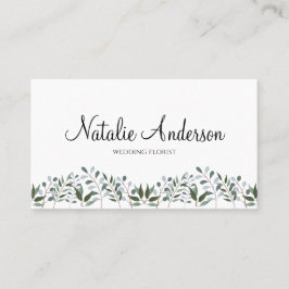 Blommigten Eucalyptus Greenery Visitkort
