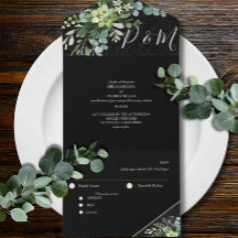 Blommigten Eucalyptus Minimalistskript för svart G