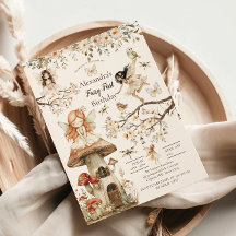 Blommigten Fairy First Birthday Woodland