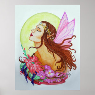 Blommigten Fairy Poster