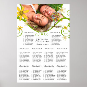 Blommigten Fairy Tale Träd Poster