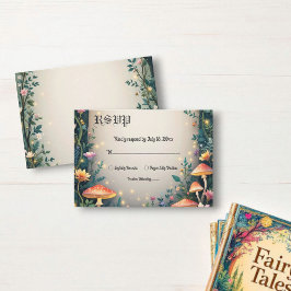 Blommigten Fairytale Bröllop OSA Kort