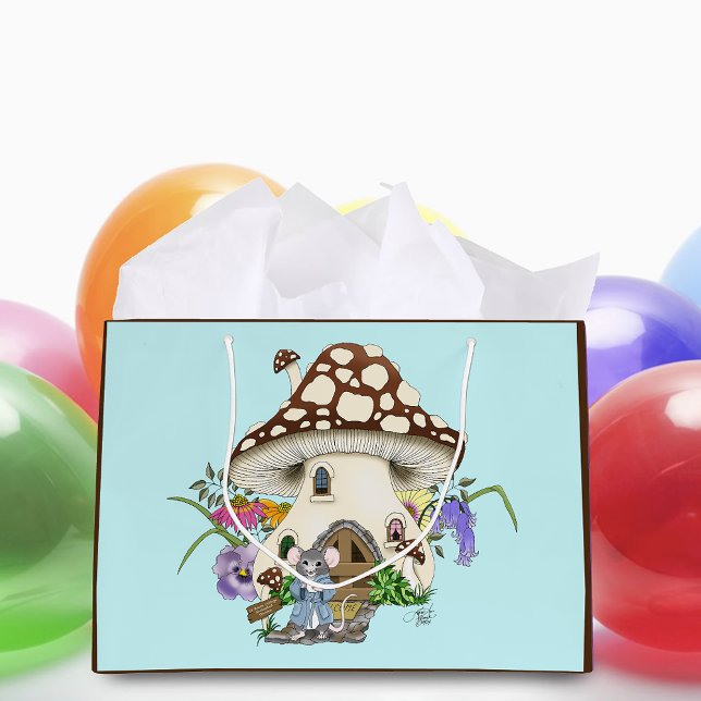 Blommigten Fantasy Mouse Mushroom House (Skapare uppladdad)