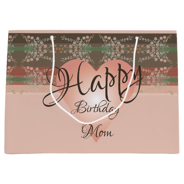 Blommigten Finare Designer Papper Gift-fack (Framsidan)