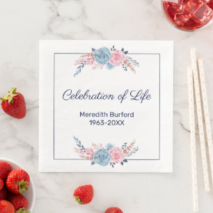 Blommigten Firande i Life Pappersservett