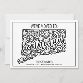 Blommigten för anslutningsstatus för Vi har flytta Meddelande