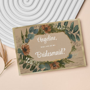 Blommigten för botaniskt skogsbruk, Bridesmaid Inbjudningar
