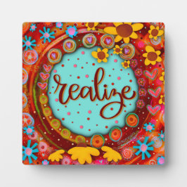 Blommigten för den akuta Roligten Realize Motivati