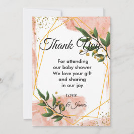 Blommigten för den moderna Grönten Guld i Elfenben Inbjudningar